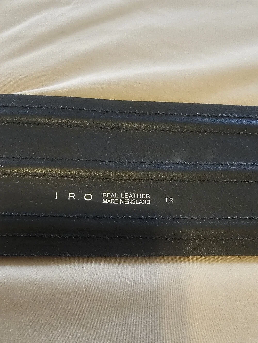 IRO Wide Leather Waist Belt Retail $350 Small-ralph lauren-below the belt